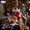 Santa Claus faces the media