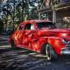 Jalopy in Red